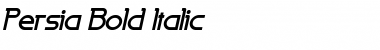 Download Persia Bold Italic Font Title Preview