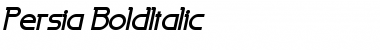 Download Persia BoldItalic Font Title Preview