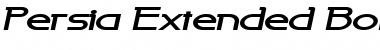 Download Persia Extended Bold Italic Font Title Preview