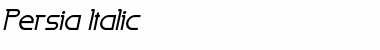 Download Persia Italic Font Title Preview
