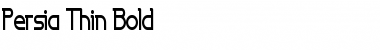 Download Persia Thin Bold Font Title Preview