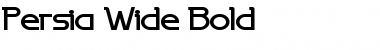Download Persia Wide Bold Font Title Preview