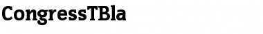 Download CongressTBla Regular Font Title Preview