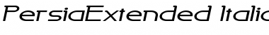 Download PersiaExtended Italic Font Title Preview