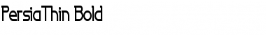 Download PersiaThin Bold Font Title Preview