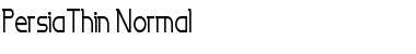Download PersiaThin Normal Font Title Preview
