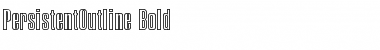 Download PersistentOutline Bold Font Title Preview