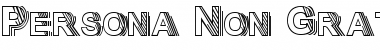Download Persona Non Grata Regular Font Title Preview