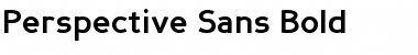 Download Perspective Sans Bold Font Title Preview