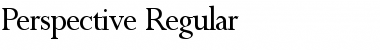 Download Perspective Regular Font Title Preview