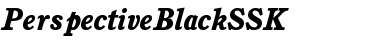 Download PerspectiveBlackSSK Regular Font Title Preview