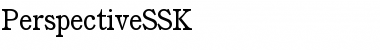 Download PerspectiveSSK Regular Font Title Preview