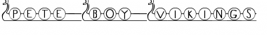Download Pete-Boy Vikings Regular Font Title Preview