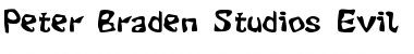 Download Evil Green Plant Regular Font Title Preview