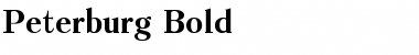 Download Peterburg Bold Font Title Preview