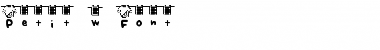 Download Petit-w Font Regular Font Title Preview