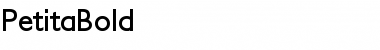 Download PetitaBold Regular Font Title Preview