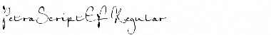 Download PetraScriptEF-Regular Regular Font Title Preview