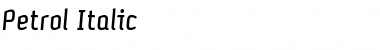 Download Petrol Medium Italic Font Title Preview