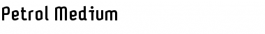 Download Petrol Medium Font Title Preview