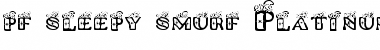 Download pf sleepy smurf Platinum Hub Regular Font Title Preview