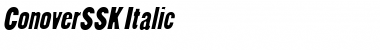 Download ConoverSSK Italic Font Title Preview