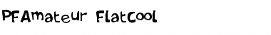 Download PF Amateur Flat Cool Font Title Preview