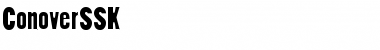 Download ConoverSSK Regular Font Title Preview