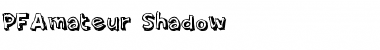 Download PF Amateur Shadow Font Title Preview