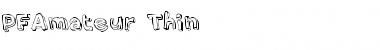 Download PF Amateur Thin Font Title Preview