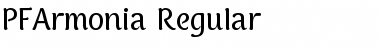Download PF Armonia Regular Font Title Preview