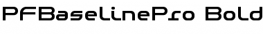 Download PF Baseline Pro Bold Font Title Preview