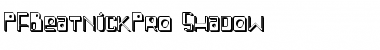 Download PF Beatnick Pro Shadow Font Title Preview