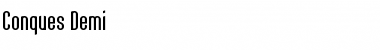 Download Conques Demi Font Title Preview
