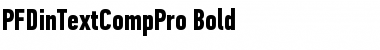 Download PF Din Text Comp Pro Bold Font Title Preview