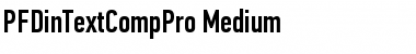 Download PF Din Text Comp Pro Medium Font Title Preview