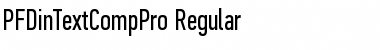 Download PF Din Text Comp Pro Regular Font Title Preview