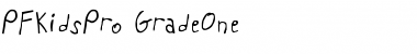 Download PF Kids Pro Grade One Regular Font Title Preview