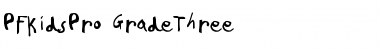 Download PF Kids Pro Grade Three Regular Font Title Preview