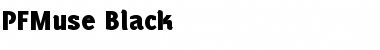 Download PF Muse Black Font Title Preview