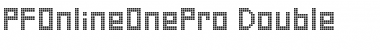 Download PF Online One Pro Double Regular Font Title Preview