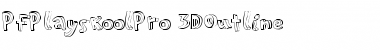 Download PF Playskool Pro 3D Outline Font Title Preview