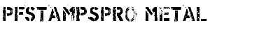 Download PF Stamps Pro Metal Regular Font Title Preview
