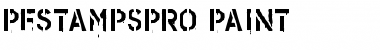 Download PF Stamps Pro Paint Font Title Preview