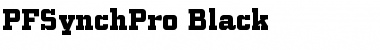 Download PF Synch Pro Black Black Font Title Preview