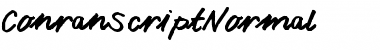 Download ConranScript Regular Font Title Preview