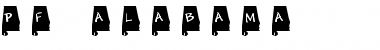 Download pf_alabama Regular Font Title Preview