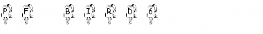 Download pf_bird6 Regular Font Title Preview