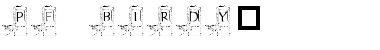 Download pf_birdy1 Regular Font Title Preview