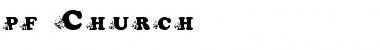 Download pf_Church Regular Font Title Preview